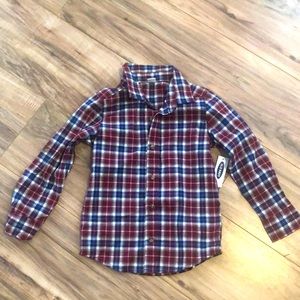 collard button up shirt 5T-boys